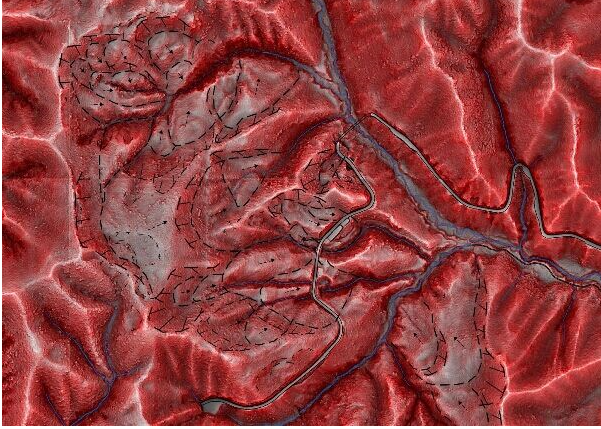 赤色立体地図(旧:SK-130008-VE ) 赤色立体地図(旧:SK-130008-VE )