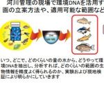環境 DNA の河川事業への適用を目指した共同研究に着手