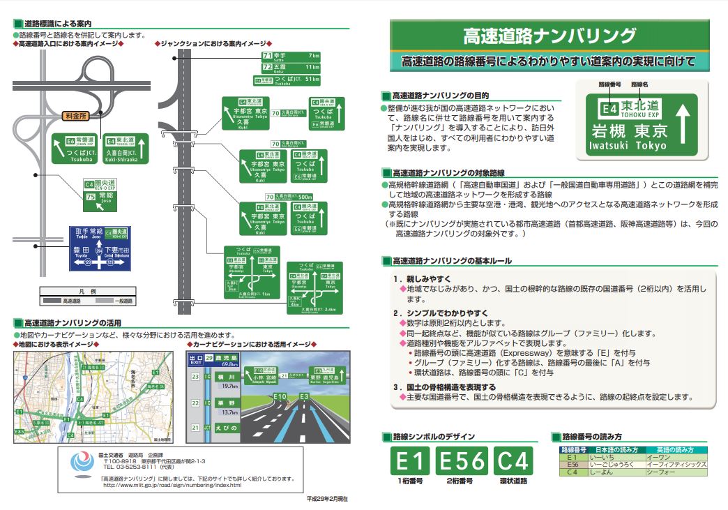 高速道路ナンバリング
