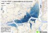 平成30年7月豪雨による倉敷市真備町及び愛媛県大洲市周辺の浸水推定段彩図を公開