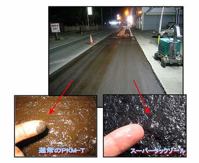 分解促進型タックコート工法(スーパータックゾール工法)（ TH-140008-VE ）