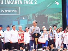 インドネシア初となる地下鉄開通：ジャカルタ都市高速鉄道（MRT南北線）開業式典