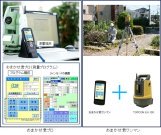 おまかせ君プロとおまかせ君ワンマンでさっと丁張測量 (KT-140013-VE)