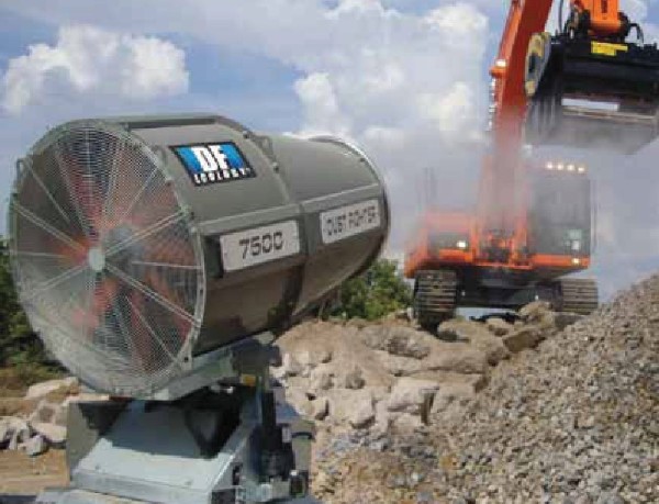 大型噴霧水発生装置付送風機(ダストファイター)（ KK-130050-VG ）