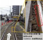 熊本電気鉄道株式会社 藤崎線の列車脱線事故（平成31年1月9日発生）