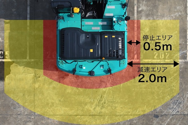 衝突軽減システム付バックホウ   (KT-170051-A)