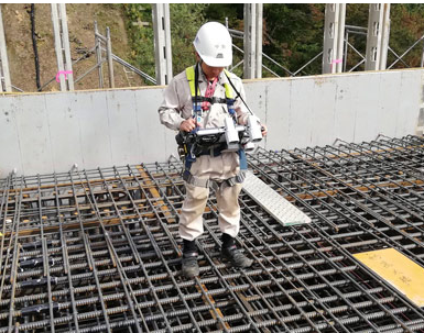 3眼カメラ配筋検査システムを開発