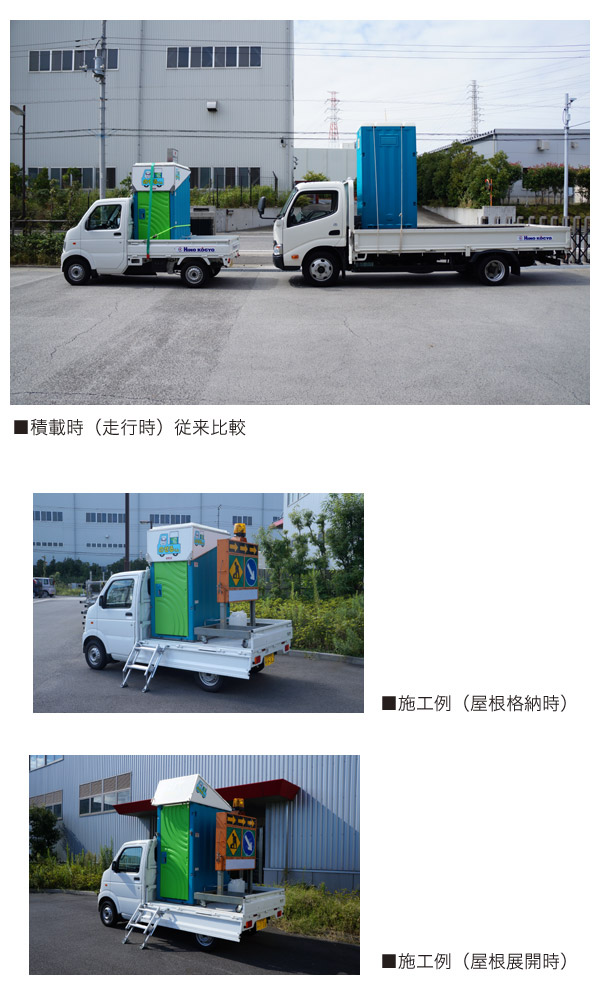 小型車載トイレ 「のせるくん」   (KT-130107-VE)