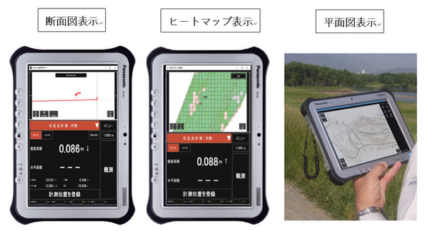 CAD機能を搭載した土木測量支援現場端末システム (TREND-FIELD) (KK-120004-VE) CAD機能を搭載した土木測量支援現場端末システム (TREND-FIELD) (KK-120004-VE)