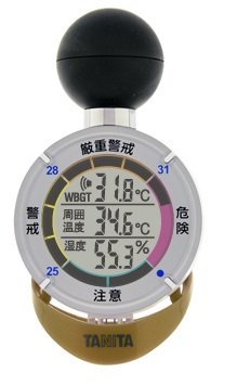 黒球式熱中症指数計「熱中アラーム」TT-562(ST)   (KT-160019-VE)