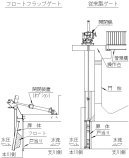 フロートフラップゲート(門柱レスゲート)   (HK-110013-VE)