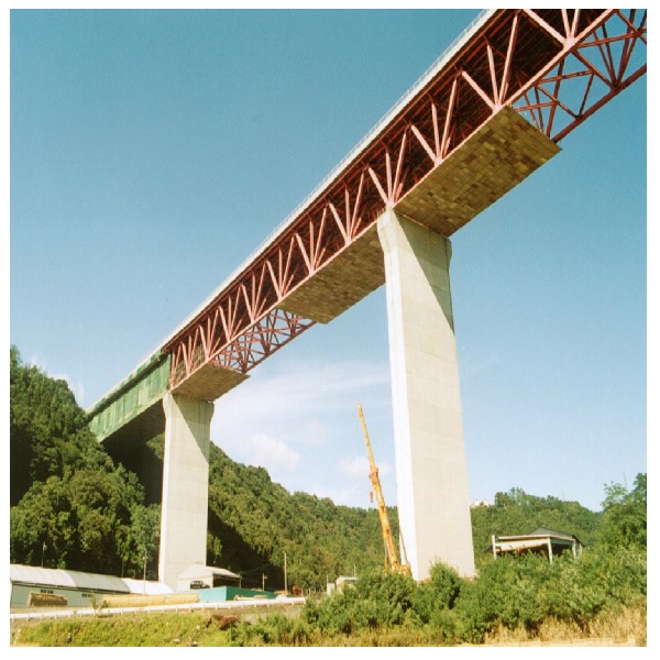 VMAXシステムを用いたパネル式吊り棚足場   (HK-130009-VE)