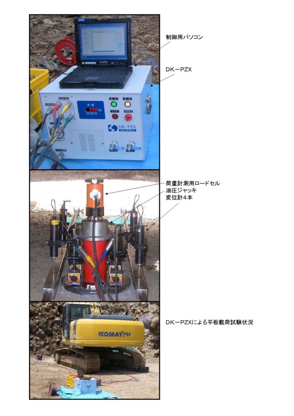 自動圧力発生装置付平板載荷試験システム   (KT-100031-VE)