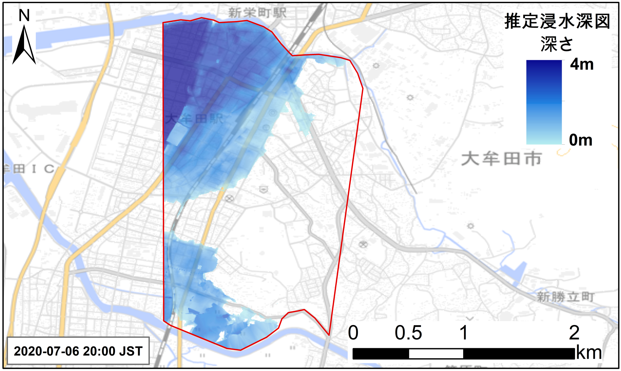 2020年7月６日～７日九州北部における浸水について（速報）