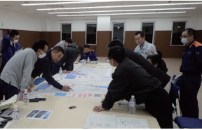 地域が一丸となって対応する “水防活動”を“支援”する“技術”