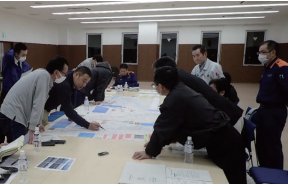 地域が一丸となって対応する “水防活動”を“支援”する“技術”