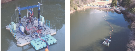 水底土砂の放射性物質を原位置分級し浚渫する工法～水底土砂原位置分級工法～