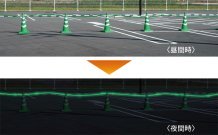 ソーラー式ELチューブライト「ひかライン」(TH-220005-A)