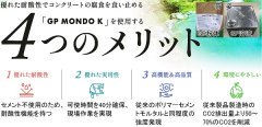 ジオポリマー技術を用いたコンクリート構造物用断面修復材(GP MONDO K)(QS-220023-A)