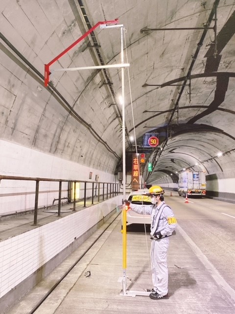 トンネル付帯設備用建築限界測定治具(QS-220027-A)