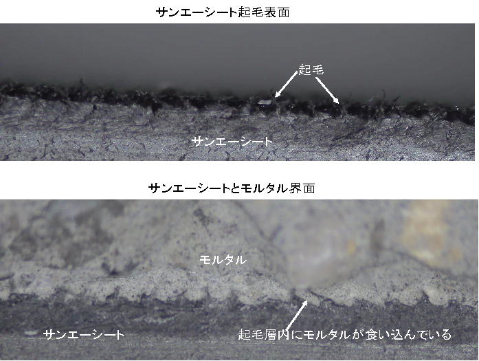 地下構造物用高水密性外防水シート「サンエーシート」(KT-230041-A)
