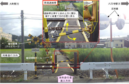 高松琴平電気鉄道株式会社 志度線 大町駅～六万寺駅間（単線）の踏切障害事故（令和4年9月20日発生）