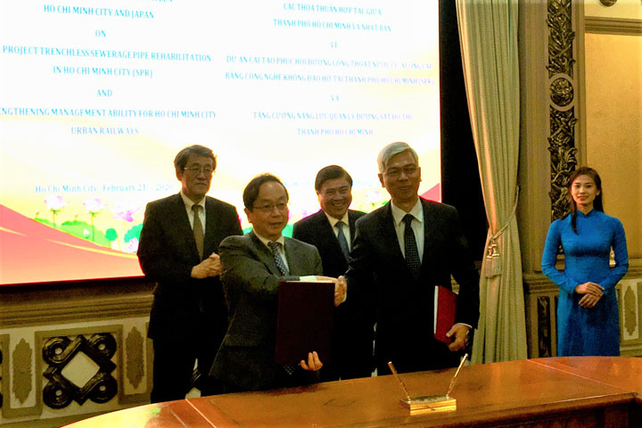 ベトナム：ホーチミン市非開削下水道管路更生計画