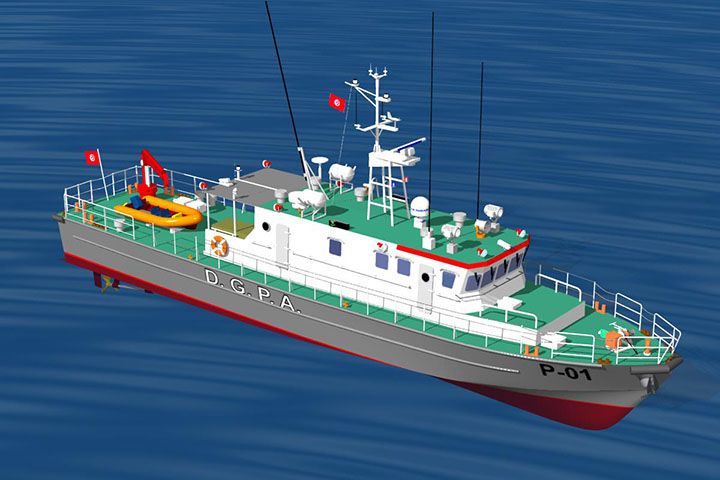 チュニジア：漁業資源管理指導船建造計画