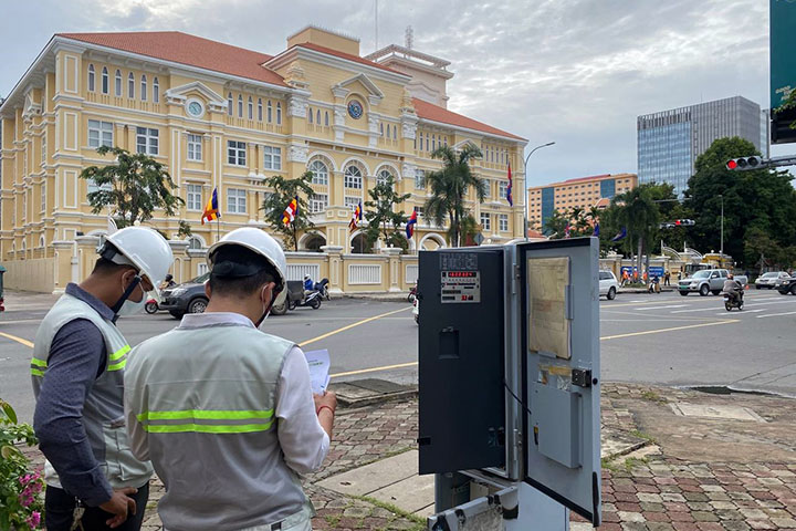 カンボジア：プノンペンにおける総合交通管理計画及び交通管制センター運営維持管理の能力改善プロジェクト