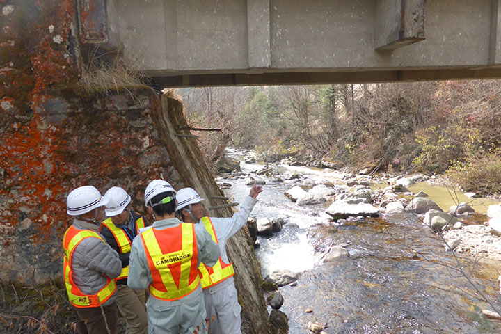 ブータン橋梁施工監理及び維持管理能力向上プロジェクト