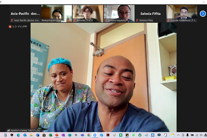 新型コロナウイルス感染症流行下における遠隔技術を活用した集中治療能力強化プロジェクト（トンガ）