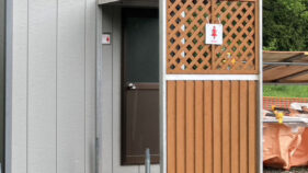 仮設トイレ前囲い(HK-230008-A)