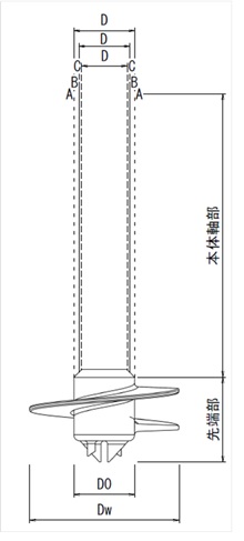 先端翼付き鋼管「WINPILE工法」(KT-230169-A) 先端翼付き鋼管「WINPILE工法」(KT-230169-A)